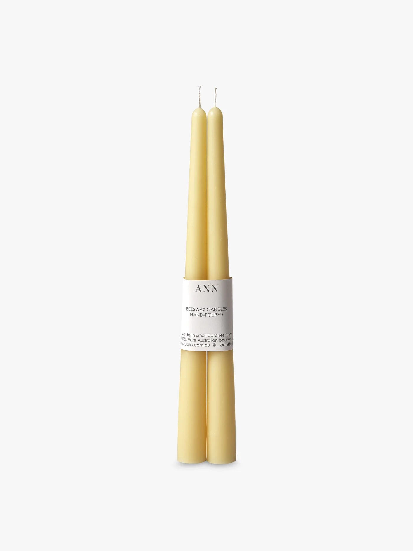 Dinner Taper Candle Pair - Natural