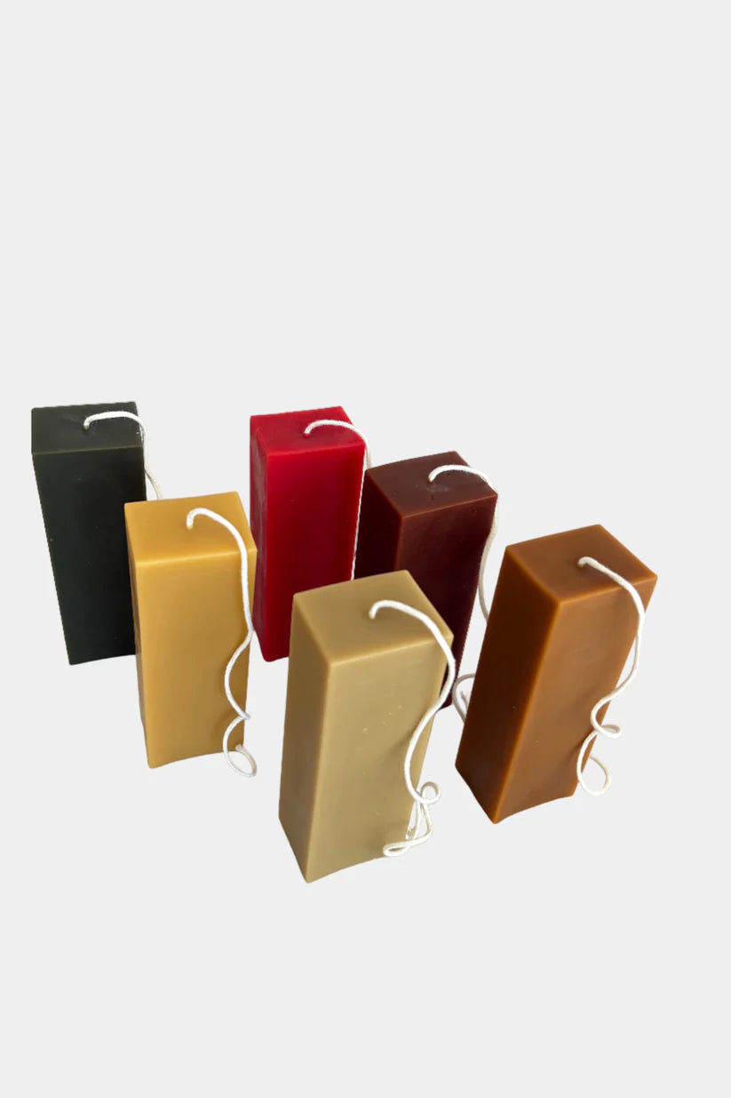 Geometric 2 Candle - Caramel