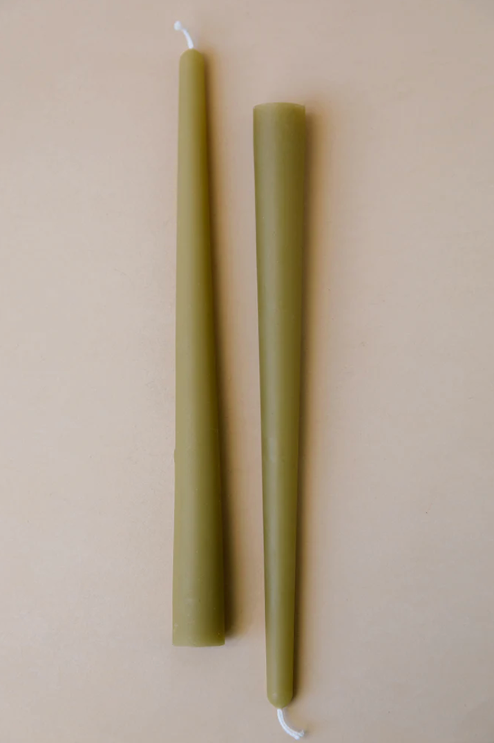 Dinner Taper Candle Pair - Eucalyptus