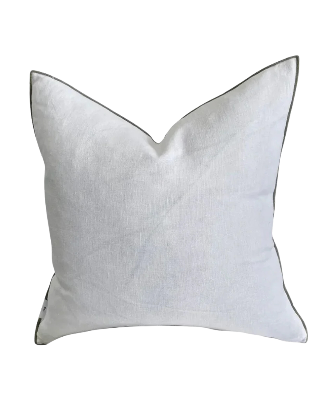 Classico Heavy Linen Cushion Cover - White