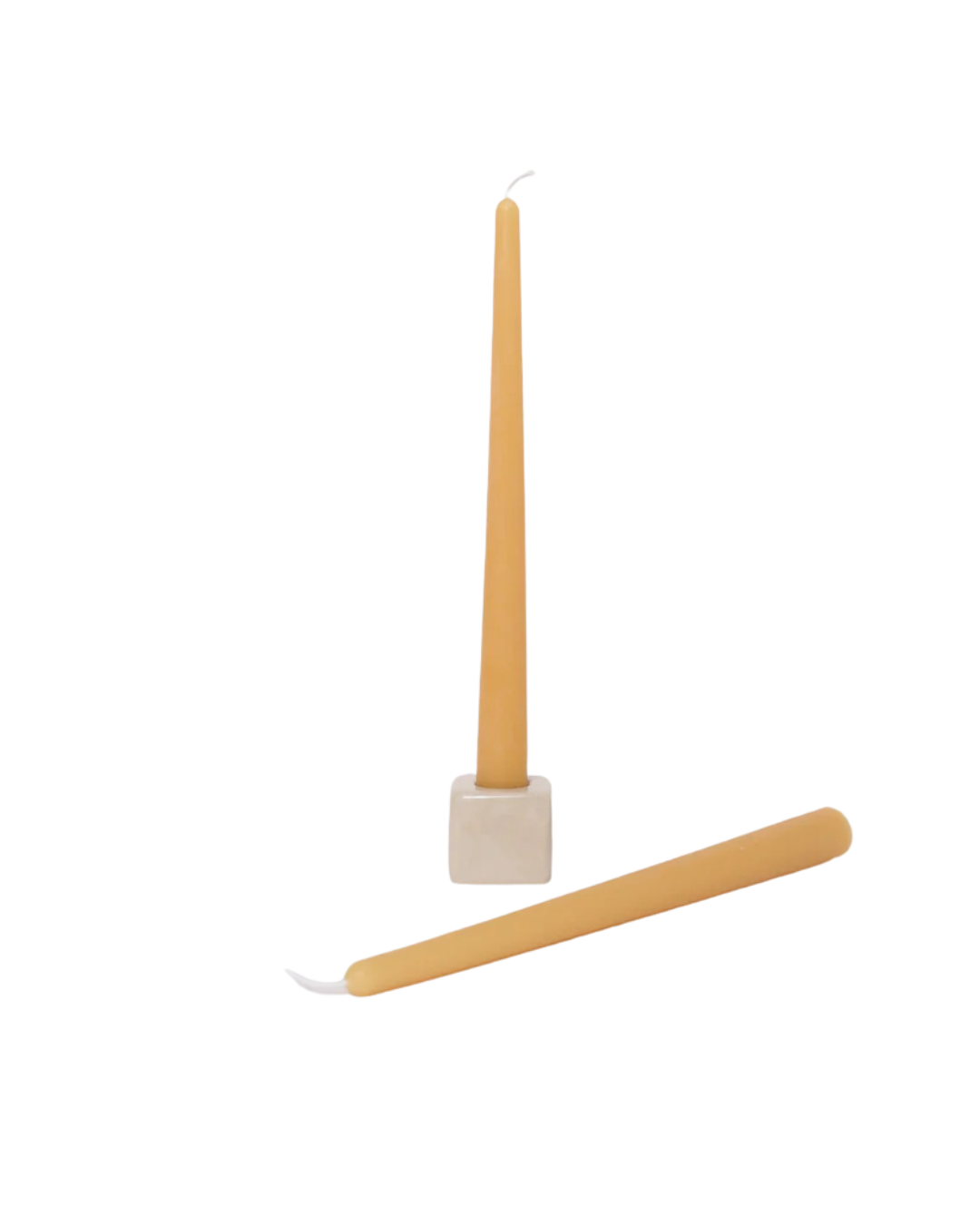 Dinner Taper Candle Pair - Natural