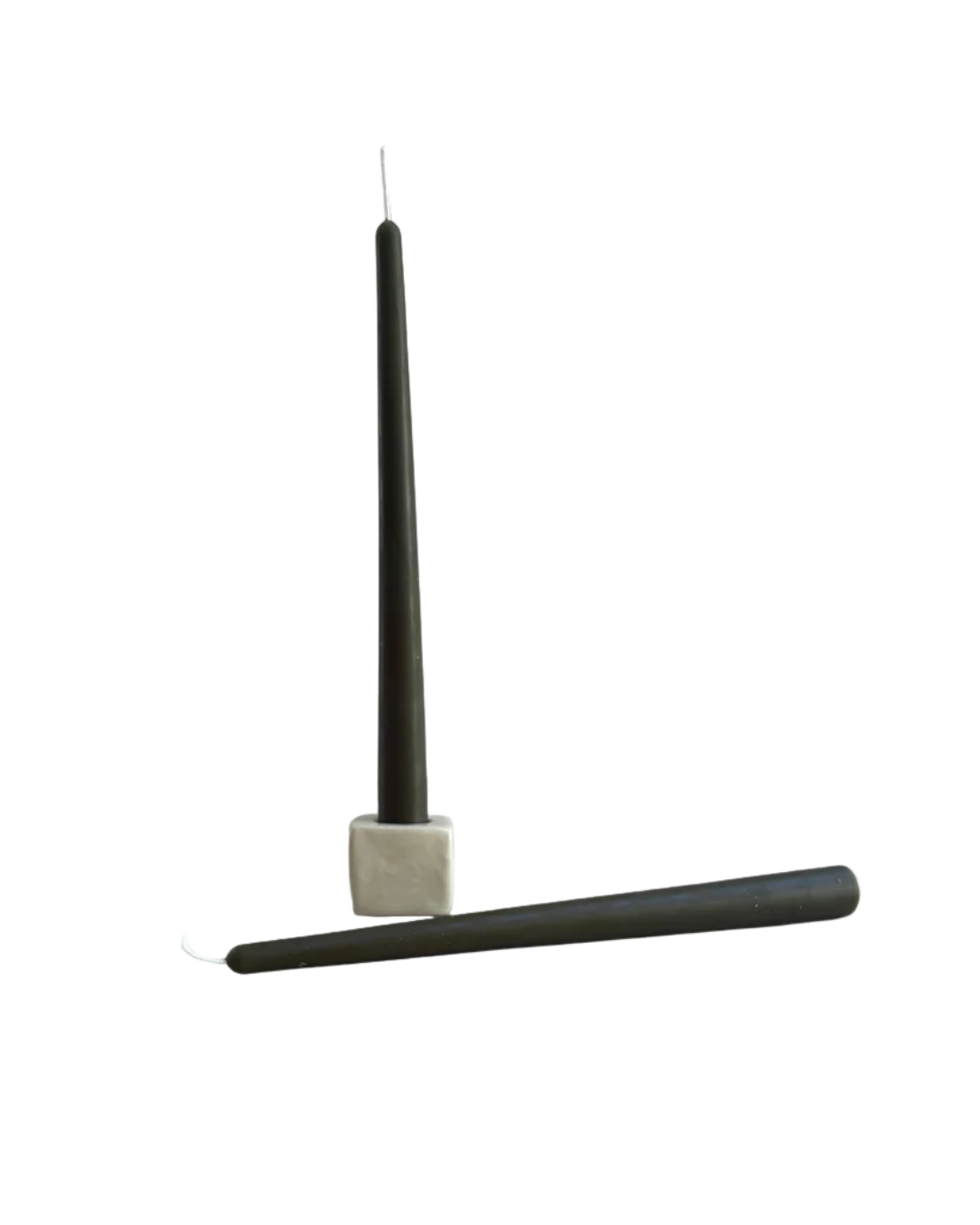 Dinner Taper Candle Pair - Moss