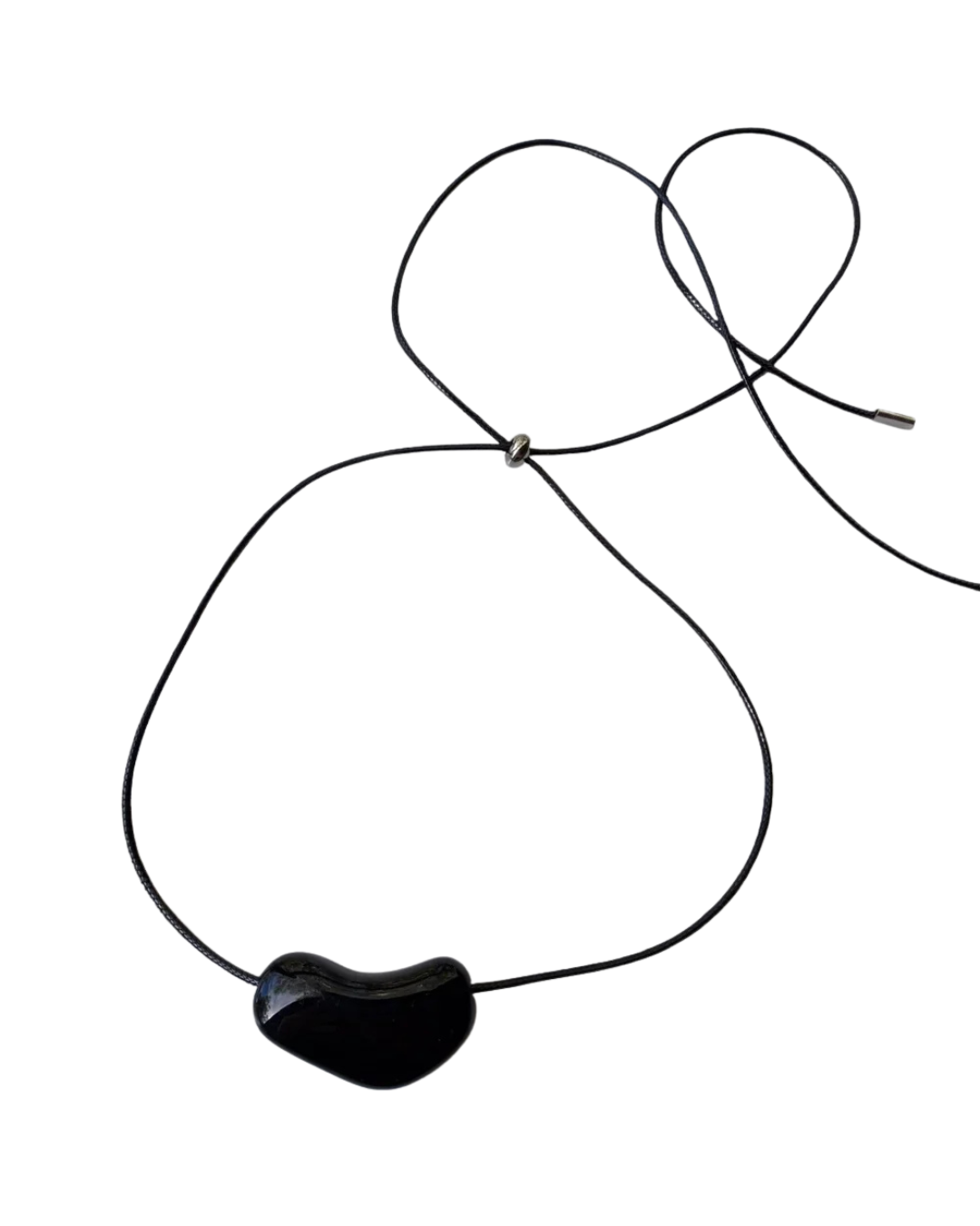 Pebble Necklace Black
