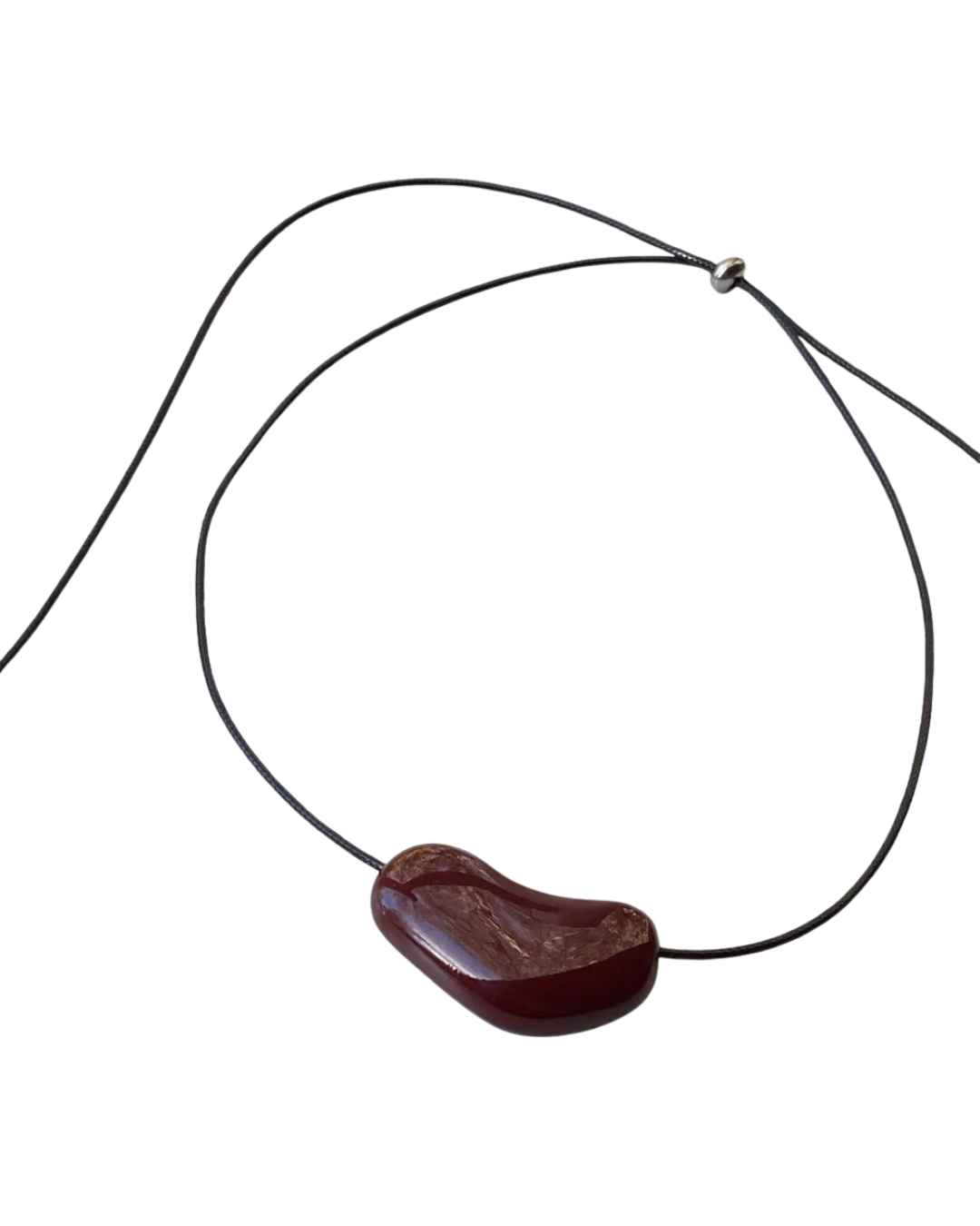 Pebble Necklace Burgundy