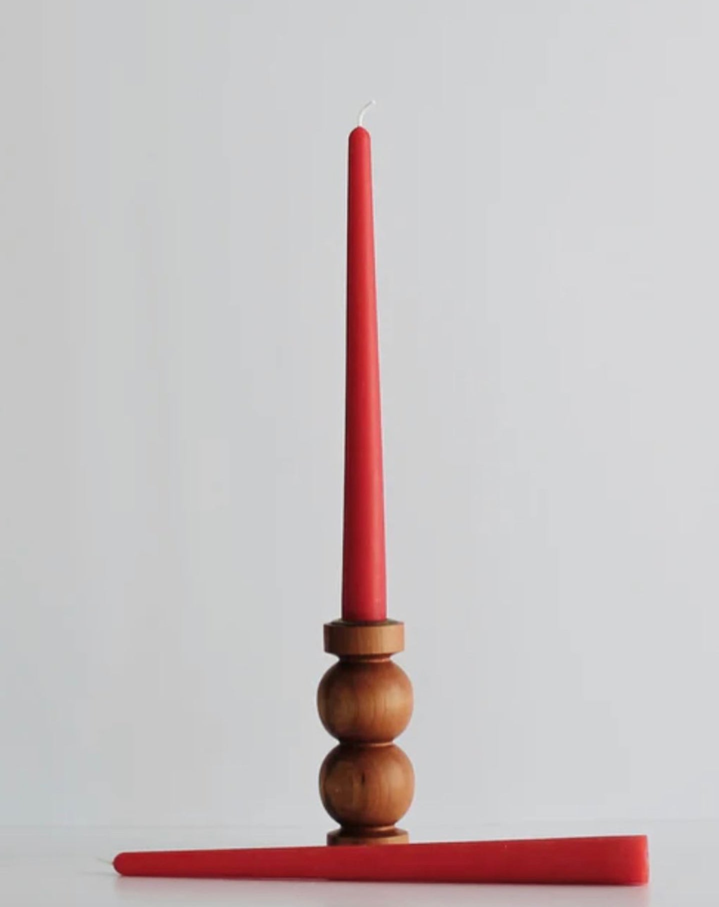 Dinner Taper Candle Pair - Red