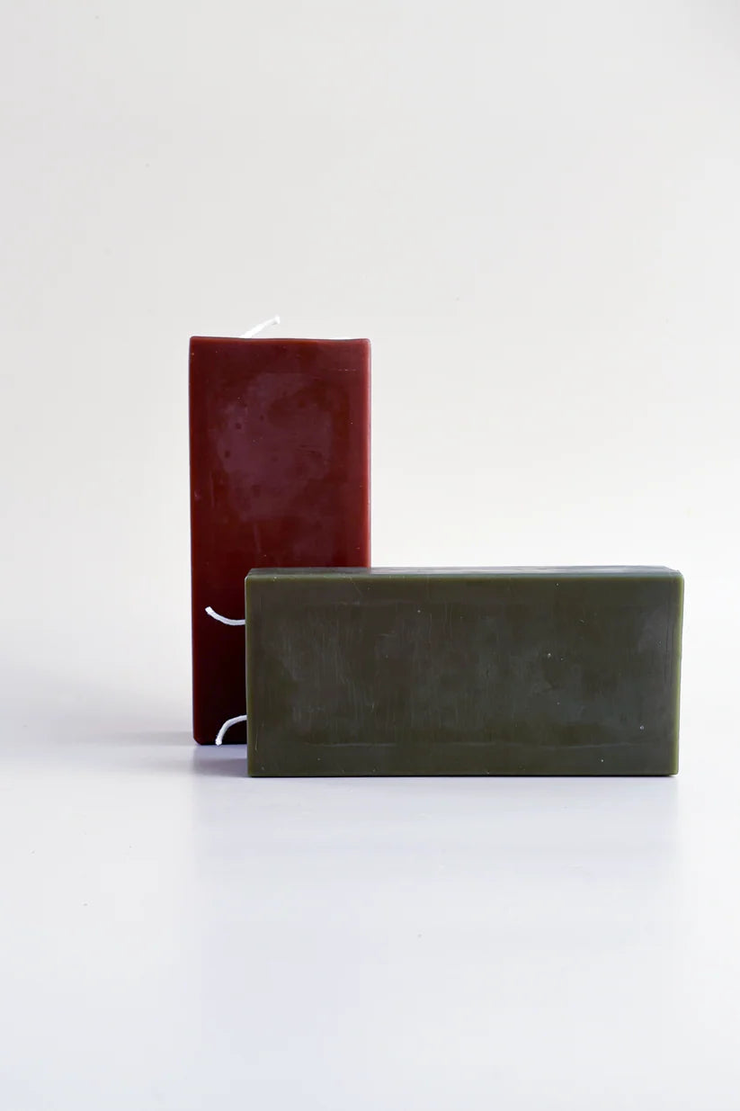 Geometric 3 Candle - Toffee