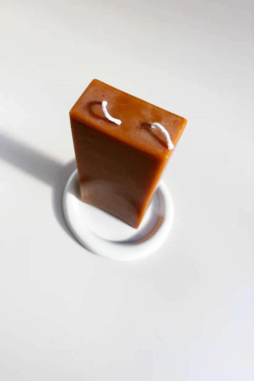 Geometric 3 Candle - Caramel