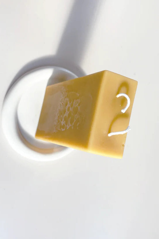 Geometric 3 Candle - Natural