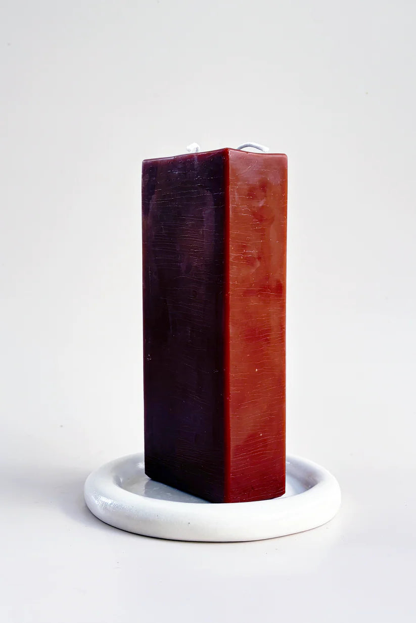 Geometric 3 Candle - Toffee