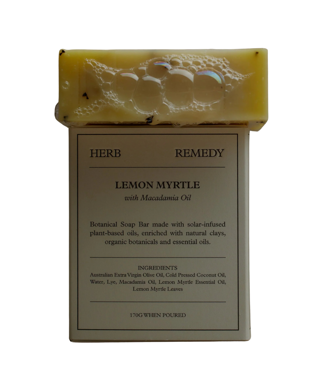 Botanical Bar: Lemon Myrtle & Macadamia Oil