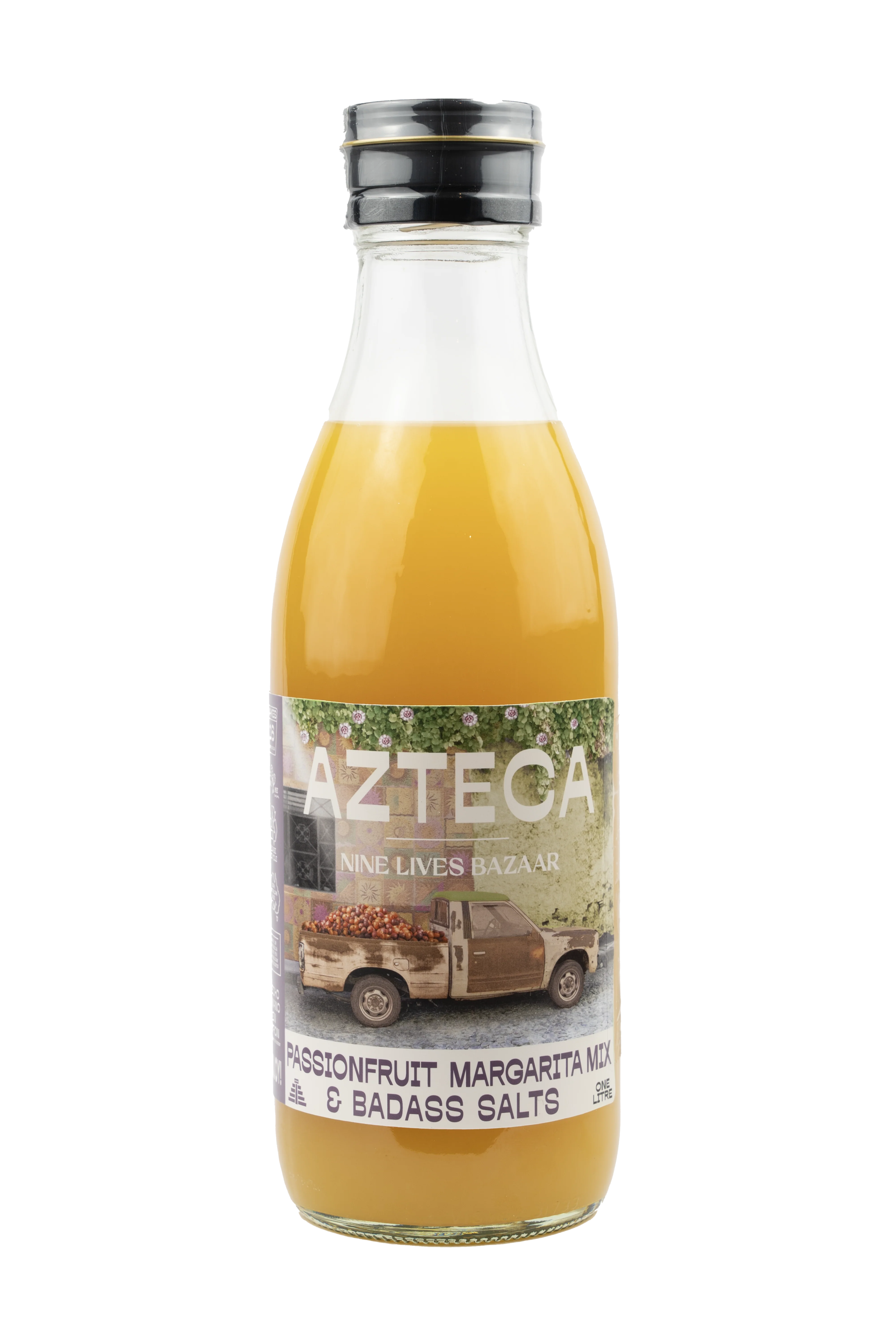 Nine Lives Bazaar x AZTECA Passionfruit Margarita Mix + BADASS Salts